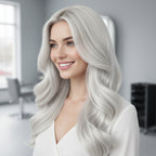 Frank & Co. 24 Inch Virgin Vietnamese Keratin Fusion Extensions – Platinum Ice Blonde #60